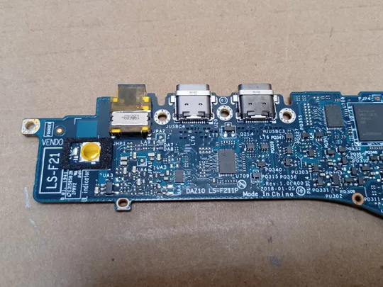 номер1055-12 плата AUDIO USB type-C 043HNW LS-F211P плата кнопка вкл для Dell XPS 15 9575 5530  2in1 Плата кнопки включеня Кнопкова плата Кнопковий модуль Плата управління кнопками, Плата кнопки живлення Laptop Power button board оригінал Де купити