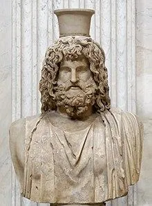 Древняя монета императора Гордиана III ,  Серапис,город Дионисополис, Гигея, кормящая змею dp368 Де купити