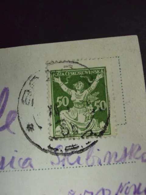 открытка брно площадь 1924 марка гашение №7495 Продаж