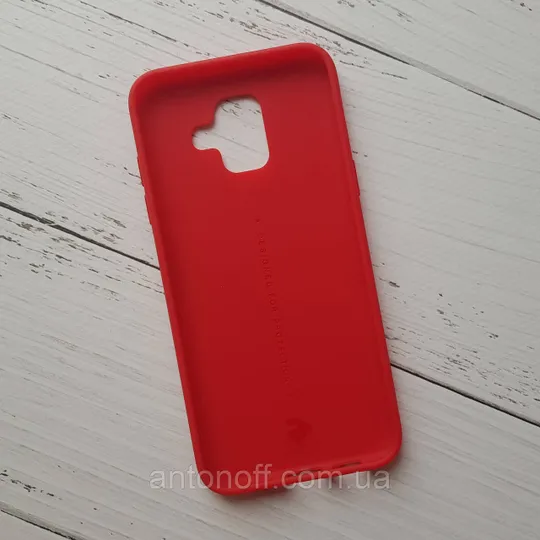 Купити Чохол Samsung A600F Galaxy A6 для телефона силіконовий Red