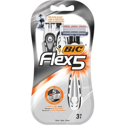 Бритва Bic Flex 5 3 шт. (3086123492868) Де купити