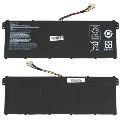 фото, Батарея для ноутбука ACER AP19B8M (SF313-51N, SF513-55N, ConceptD 3 Pro CN315-72P) 11.61V 4821mAh 55.97Wh, Black