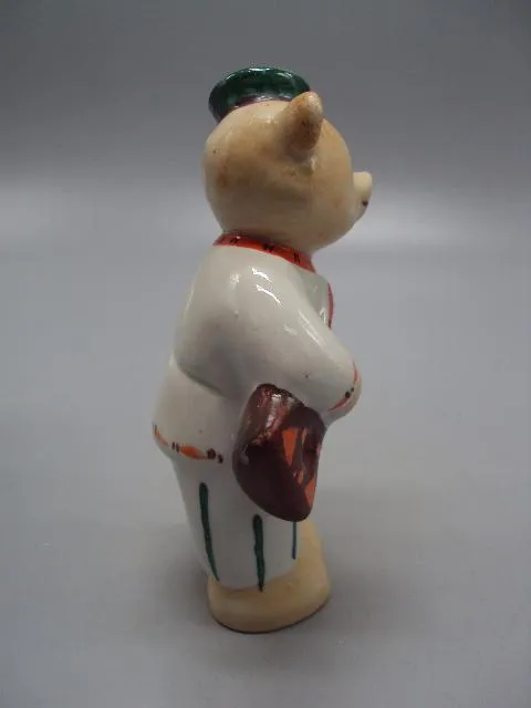 Фигура фарфор статуэтка СКЗ Сысерть медведь с балалайкой Теремок или Рукавичка высота 11,8 см №14462 Де купити