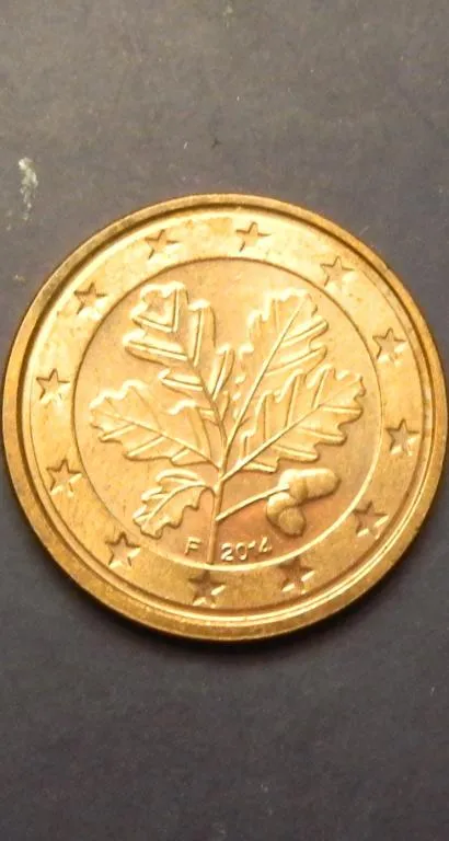 1 євроцент 2014 F Німеччина Ціна