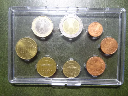 Комплект євромонет Німеччини 2002 D (повний комплект) Ціна