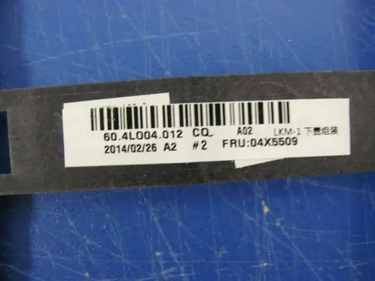 №185-1 Кришка (дно, корито, піддон) корпуса 04X5509 60.4LO04.012 для LENOVO T540p оригінал З аукціону