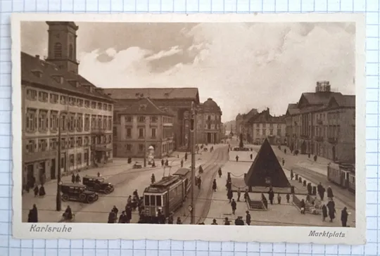 Поштова картка Історія європейського трамвая Карлсруе tR05 Ціна