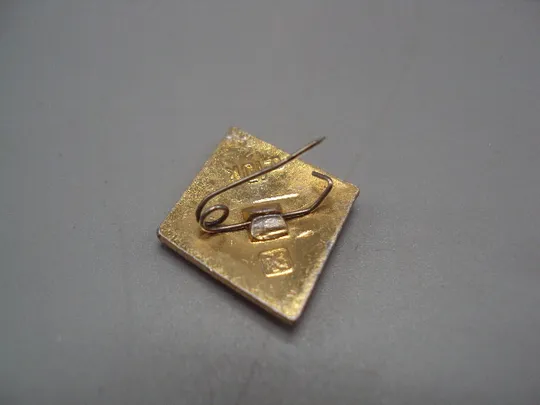 Знак средняя школа 9 класс ссср образование герб серп и молот ромб №17145 З аукціону