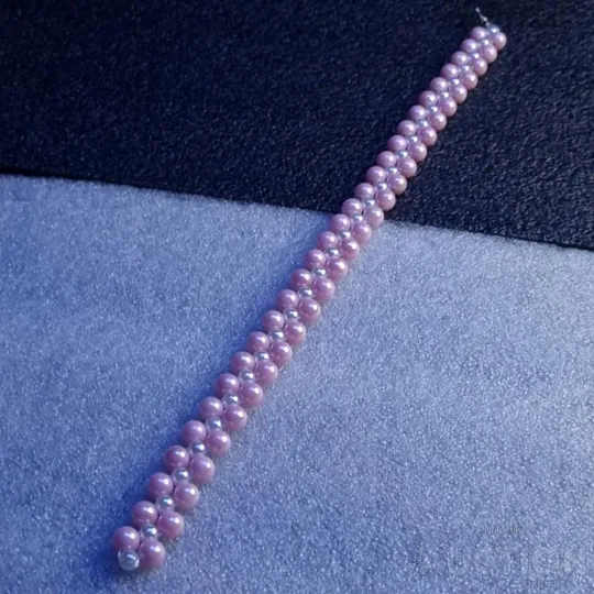 Чокер з намистин рожевий З аукціону