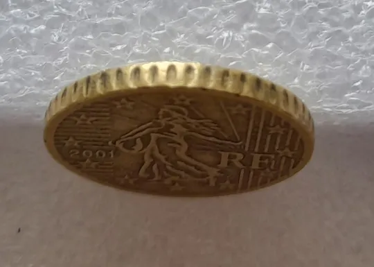 (2357) 50 євроцентів 2001 Франція (50 евроцентов 2001 Франция) З аукціону