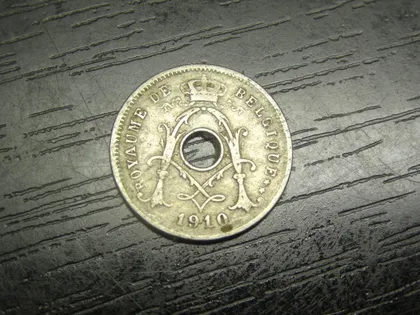 фото, 5 сантимів Бельгія 1910 Belgique