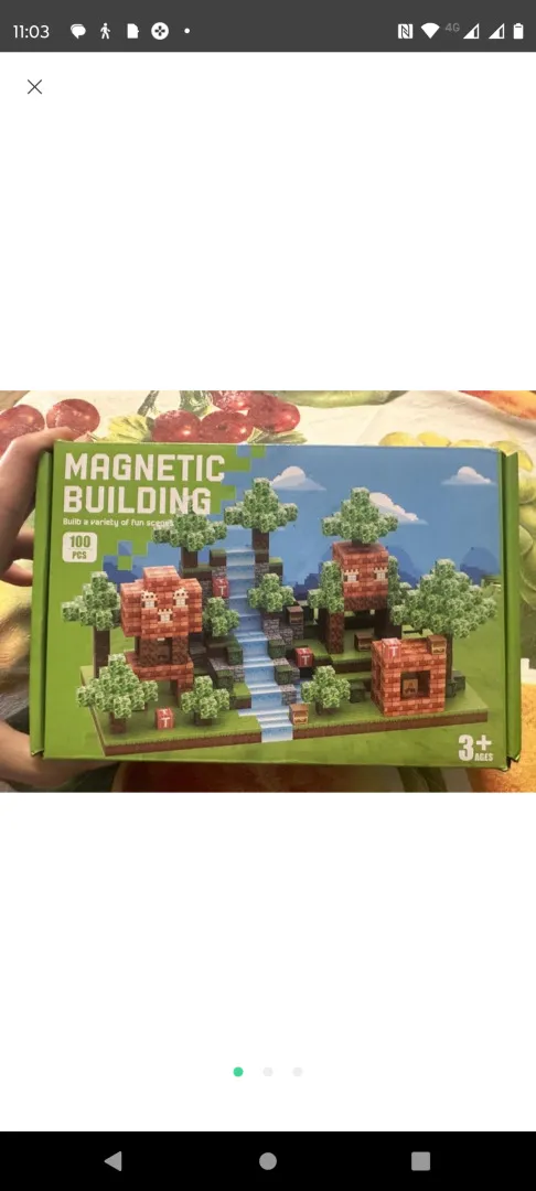 Магнітний конструктор 100шт кубики на магнітах Майнкрафт блоки Ціна