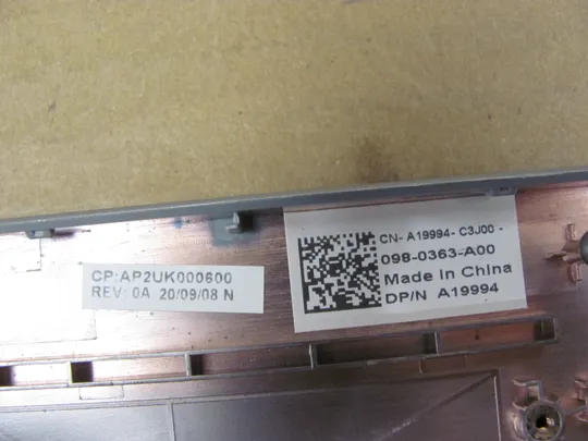 номер0822-1 Кришка панель палмрест A19994 AP2UK000600 06PR03 для Dell Latitude 5410 5411 оригінал в Україні