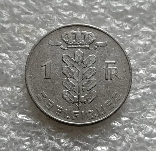 Купити (5605) 1 франк 1950 Бельгія (Бельгия) легенда французькою &#039;BELGIQUE&#039;