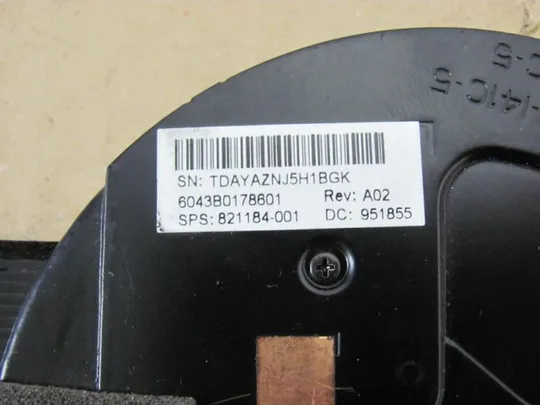 №243-27 система охолодження 6043B0178601 821184-001 для HP EliteBook 850 G3 оригінал Де купити