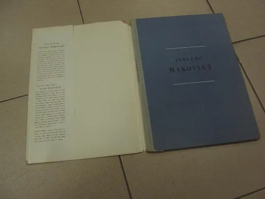 книга альбом vincenc makovsky 1956 прага №13352м З аукціону