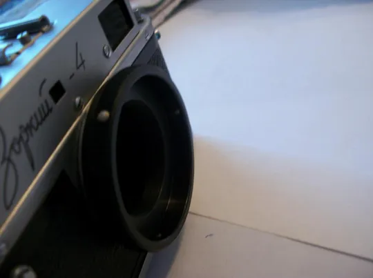 Переходник Адаптер с Объектив Буква А , Мир-10А , Таир-11А ,и др , на Фотоаппарат М-39. Красногорский Інтернет-аукціон