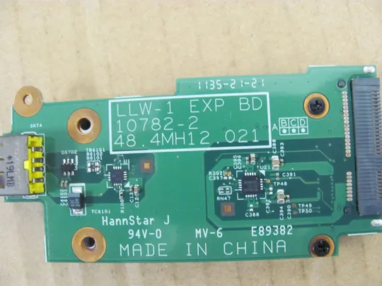 номер0316-35 плата USB Express Card 48.4MH12.021 для LENOVO ThinkPad E520 E525 оригінал З аукціону
