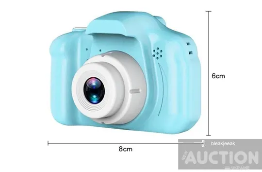 Купити Дитяча фотокамера c 2.0 &quot;дисплеєм і з функцією відео синя