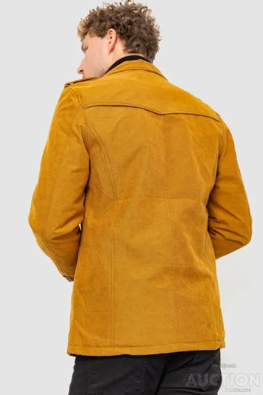 Пиджак мужской однотонный, цвет горчичный, 182R15172 Продаж