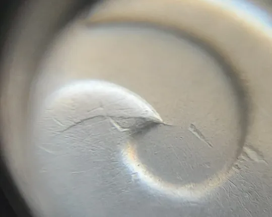 (4860) 50 копійок 2016 брак "підошва" - різновид розколів на цифрі "5" номіналу (50 копеек 2016) З аукціону