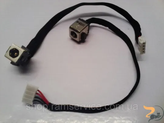 Роз’єм живлення Toshiba Satellite C670, C670D, C675, C675D, C670-1CK, б/в Ціна