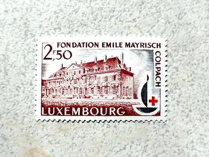 фото, Поштова марка Люксембург 1963 рік **