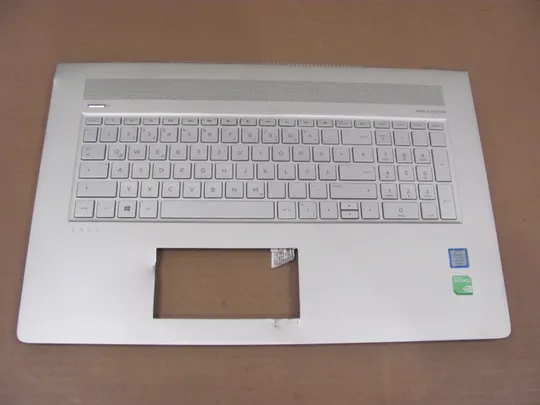 828-56 Кришка панель палмрест 6070B1167201 925477-041 з клавіатурою 6037B0132004  для HP Envy 17-AE 17T-AE 17M-AE оригінал Ціна