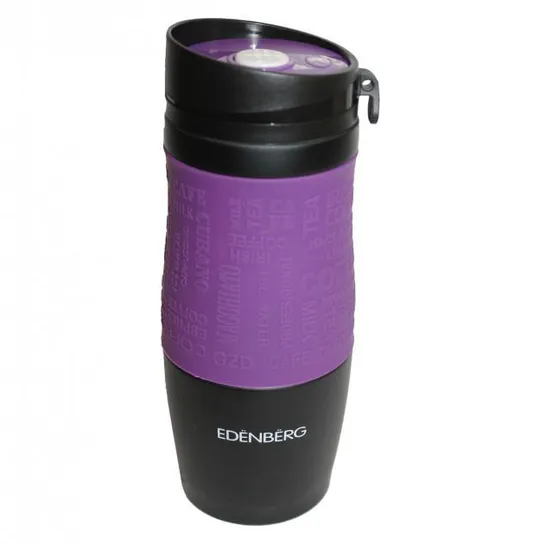 Термокружка Edenberg EB-625-Purple 380 мл фиолетовая Ціна