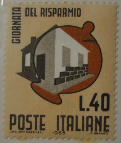 фото, Италия День сбережений 1965 MNH