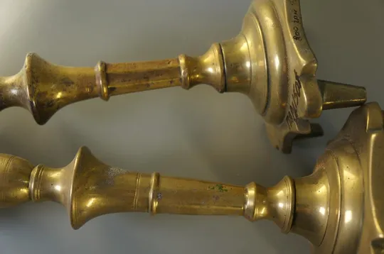 Подсвечники пара подсвечник на ножках высота 25 см лот 2 шт (№ 1136) Де купити