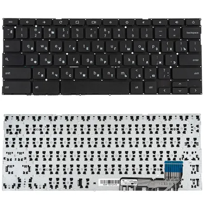 фото, Клавіатура для ноутбука ASUS (C223 series) rus, black, без кадру