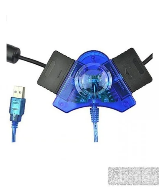 Адаптер, переходник usb на ps2, переходник контроллеров playstation 2 и 1 на usb 2в1 Інтернет-аукціон