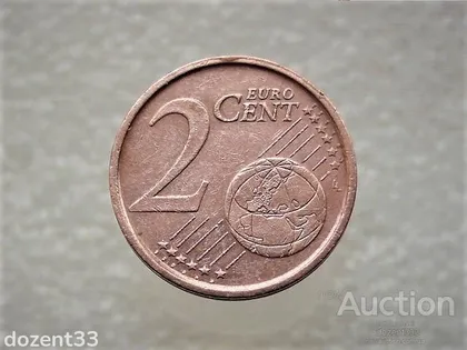 фото, 2 цента 2000 рік Іспанія Мадрид "М" (860)