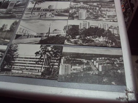 набор открыток сосновый бор 1982 ахламова 15 шт №4622 Недорого