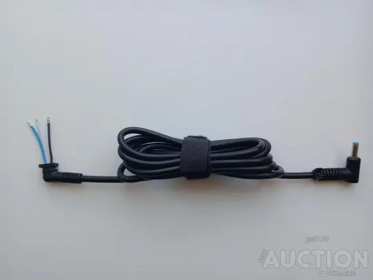 Кабель живлення зарядного пристрою ноутбука HP 3 pin синій 4.5*3.0 130W 150W Ціна