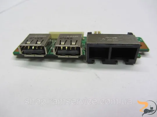 Роз’єми USB, LAN для ноутбука LG E50, *MS-16352 VER:0B, б/в Ціна