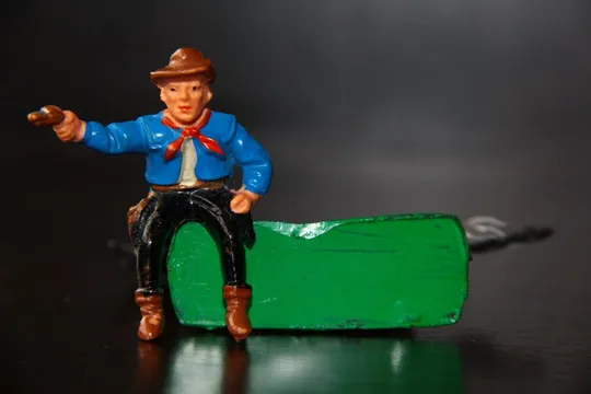 ковбой ГДР №091 ДЖИМ БРИДЖЕР Фрихольд Фишер на коне №312 Продаж