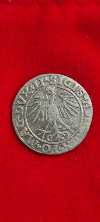 Купити монета Полугрош Литва погоня рыцарь серебро 1550г jn218