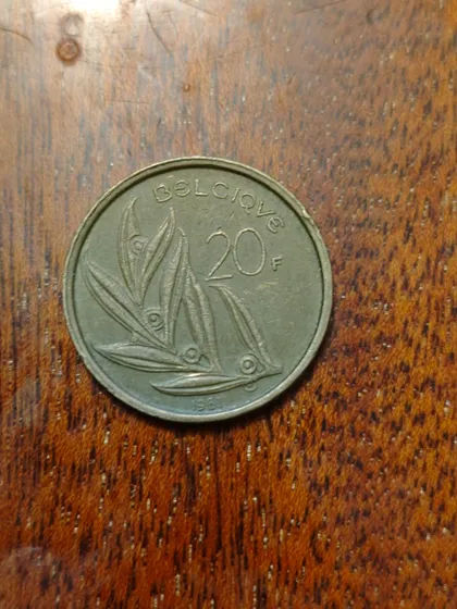 фото, Бельгія 20 франків 1981 BELGIQUE