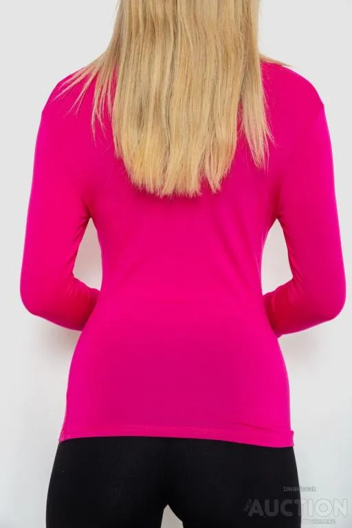 Лонгслив женский укороченный с рукавом 3/4, цвет розовый, 186R509 Продаж