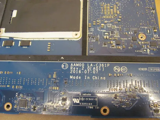 номер0917-4 материнська плата Mainboard,Материнка,Основна плата,Системна плата,Плата системи,Laptop motherboard,мамка,ноутбучна плата AAM00 LA-C361P  SR2FU i7-6820HQ для  Dell Precision 5510, XPS 15 9550  оригінал в Україні