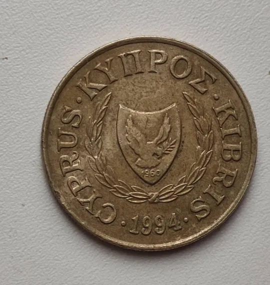 Купити 10 центов 1994 года монета Кипра kp834