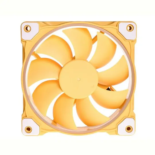 Вентилятор ID-Cooling ZF-12025-Lemon, 120x120x25мм, 4-pin PWM, Yellow Ціна