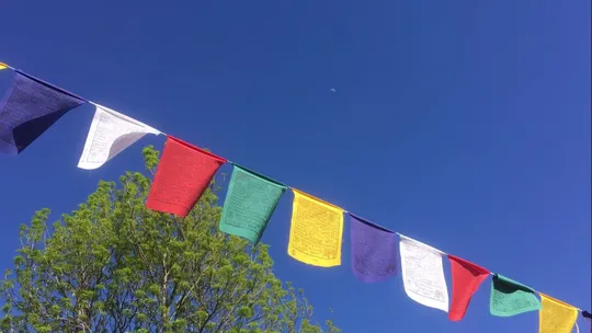 Флажки Лунг-Та, 25х32 см, 100% хлопок без синтетики, 5 шт. в лоте, длина 1,25 м +50 см с концами веревки, Lung-Ta, ЛунгТа, LungTa, Лунг Та, Lung Ta, молитвенные флажки Ціна