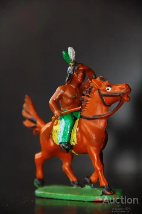 индеец ГДР №097 ЖЕЛЕЗНАЯ РАКУШКА на коне №311 Фрихольд Фишер ОРИГИНАЛЬНОЕ Ружье!! Ціна