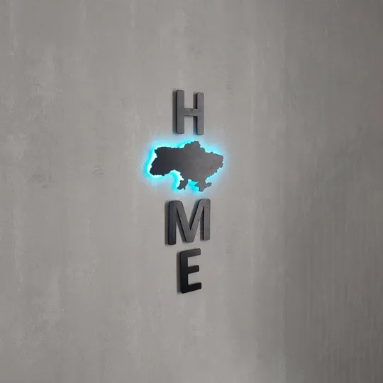 Панно декоративне картина на стіну HOME LED 16 кольорів телефон 250x700 acr-p000010 Ціна