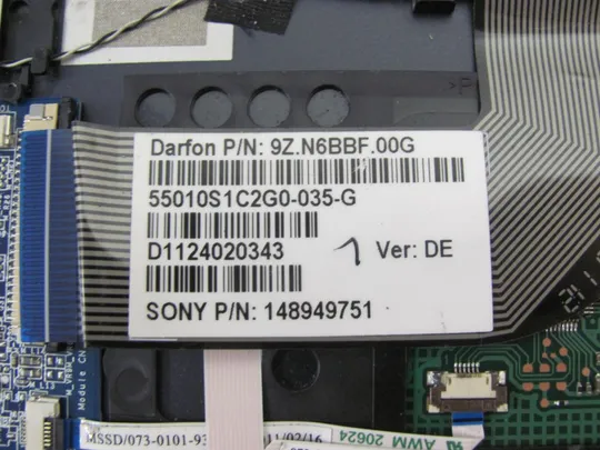 номер0070-37 Кришка панель палмрест тачпад клавіатура 9Z.N6BLF.101 9Z.N6BBF.00G для SONY PCG-41213M VPC5B1B9E оригінал Де купити