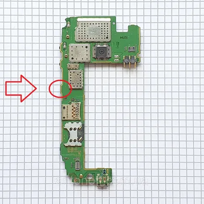 фото, Системна плата Nokia Lumia 520 RM-914 потрібно замінити кнопку !!!