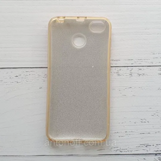 Купити Чохол Xiaomi Redmi 4X для телефона силіконовий Gold